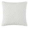 Peri Home Crochet Diamond Decorative Pillow, 20 X 20 In Light Beige