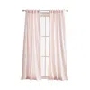 Peri Home Cut Geo 95 X 50 Back Tab Window Panel, Pair In Blush