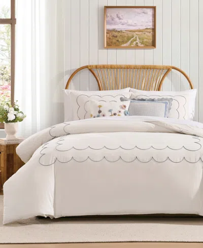 Peri Home Daydream Scallop 3-piece Duvet Cover Set, King