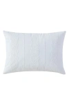 Peri Home Eyelet Trim Accent Pillow In White