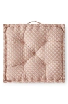 Peri Home Floral Decorative Floor Cushion In Pink