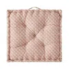 Peri Home Floral Decorative Floor Cushion In Orange