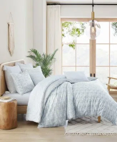 Peri Home Ikat Eyelet Comforter Sets In Blue