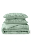 Peri Home Chenille Laurel Duvet Cover & Shams Set In Sage