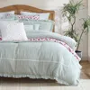 Peri Home Rene Ruffle Comforter Set, Full/queen In Green
