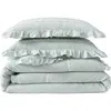 Peri Home Rene Ruffle Comforter & Shams Set In Green