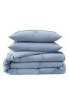 Peri Home Retro Scroll Comforter & Shams Set In Blue