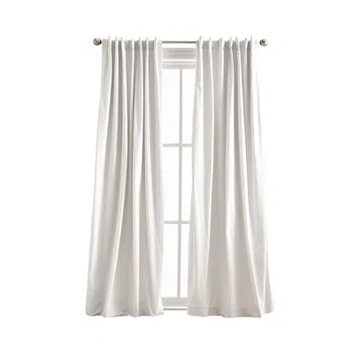 Peri Home Sanctuary 95 X 50 Back Tab Window Panel, Pair In White
