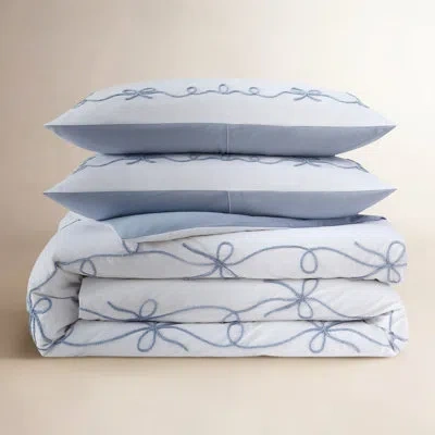 Peri Home Sasha Bows Comforter Set Blue
