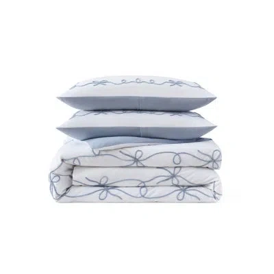 Peri Home Sasha Bows Duvet Set Blue