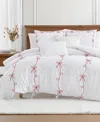 Peri Home Sasha Bows Embroidered 2-pc. Comforter Set, Twin In White