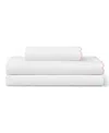 Peri Home Scallop 300-thread Count Cotton 3-pc. Sheet Set, Twin In White