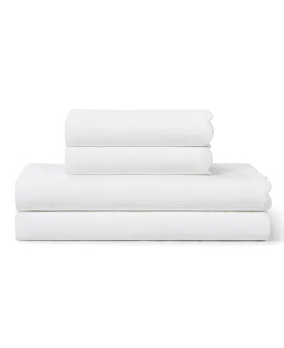 PERI HOME SCALLOP 300-THREAD COUNT COTTON 4-PC. SHEET SET, QUEEN