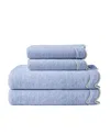 Peri Home Scallop 4-pc. Cotton Towel Set In Blue