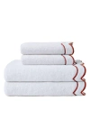 Peri Home Scallop 4-piece Towel Set In White