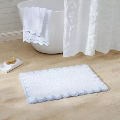 Peri Home Scallop Bath Rug In Pink
