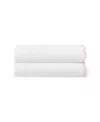 Peri Home Scallop Cotton 2-pc. Pillowcase Pair, Standard In White