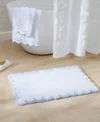 Peri Home Scallop Cotton Bath Rug, 30" X 20" In Blue