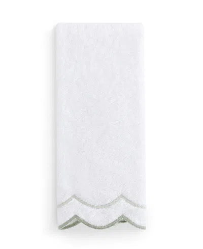 Peri Home Scallop Cotton Hand Towel, 27" X 16" In Sage