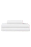 Peri Home Scallop Cotton Sheet Set In Pink