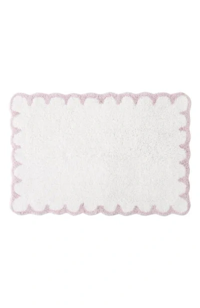 PERI HOME PERI HOME SCALLOP DETAIL COTTON BATH MAT