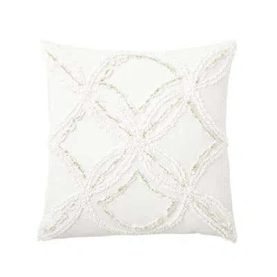 Peri Home Square Cotton Pillow Cover & Insert In Ivory