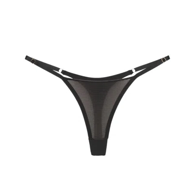 Perilla Women's Black Amber Thongs