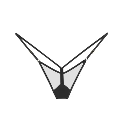 Perilla Women's Black Hailey Thong