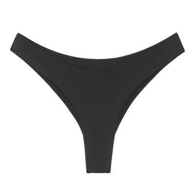 Perilla Women's Black Malibu Brazillian Bottom - Nero