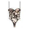 Perilla Women's Harlow Bodysuit Push Up Nude In Brown