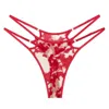 Perilla Women's Harlow Straps Thong Red In Red