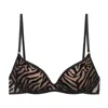 Perilla Women's Kylie Monocup Bra Push Up Black In Black