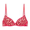 Perilla Women's Kylie Monocup Bra Push Up Red In Red