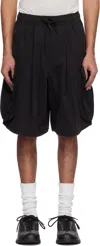 Perks And Mini Black Chow Cargo Shorts In Black
