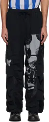 Perks And Mini Wide-leg Casual Pants In Black