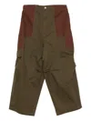 Perks And Mini Contrast-panel Trousers In Multi