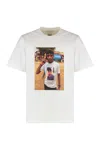 Perks And Mini Cotton Crew-neck T-shirt In White