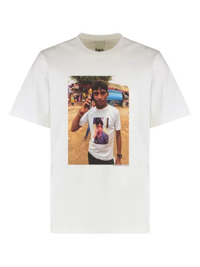 PERKS AND MINI CREW-NECK PRINTED T-SHIRT