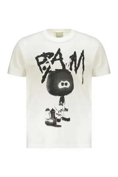 Perks And Mini Crew Neck T-shirt With Print In White