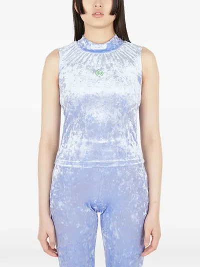 Perks And Mini Crushed Velvet Top In Multi