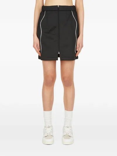 Perks And Mini Elasticated-waist Mini Skirt In Black