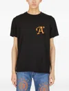 Perks And Mini Graphic-motif Jersey T-shirt In Black
