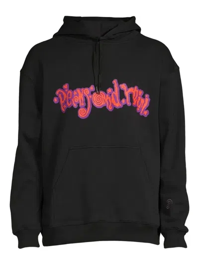 Perks And Mini Graphic-print Hoodie In Black