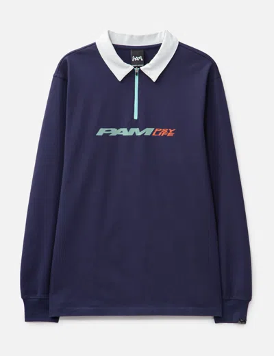 Perks And Mini Howl Half Zip Rugby Top In Animal Print