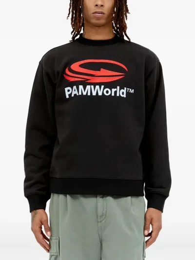 PERKS AND MINI LOGO-PRINT FLEECE SWEATSHIRT