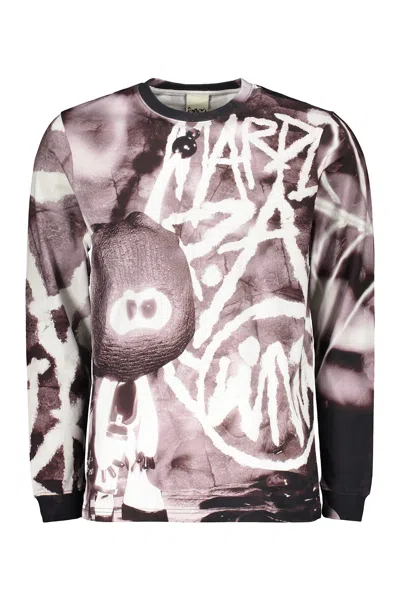 Perks And Mini Long Sleeve Printed T-shirt In Black