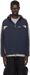Perks And Mini Navy 'the Loft' Shell Jacket In Navy