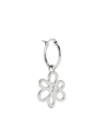 Perks And Mini Outline Gestures Single Earring In Metallic