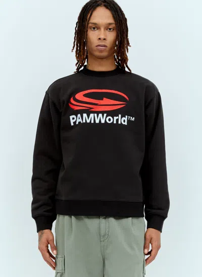 Perks And Mini P.a.m World 2.0 Sweatshirt In Black