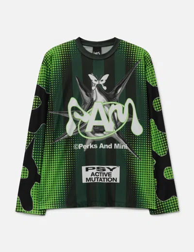 Perks And Mini Pipe Dream Mesh Sports Top In Green